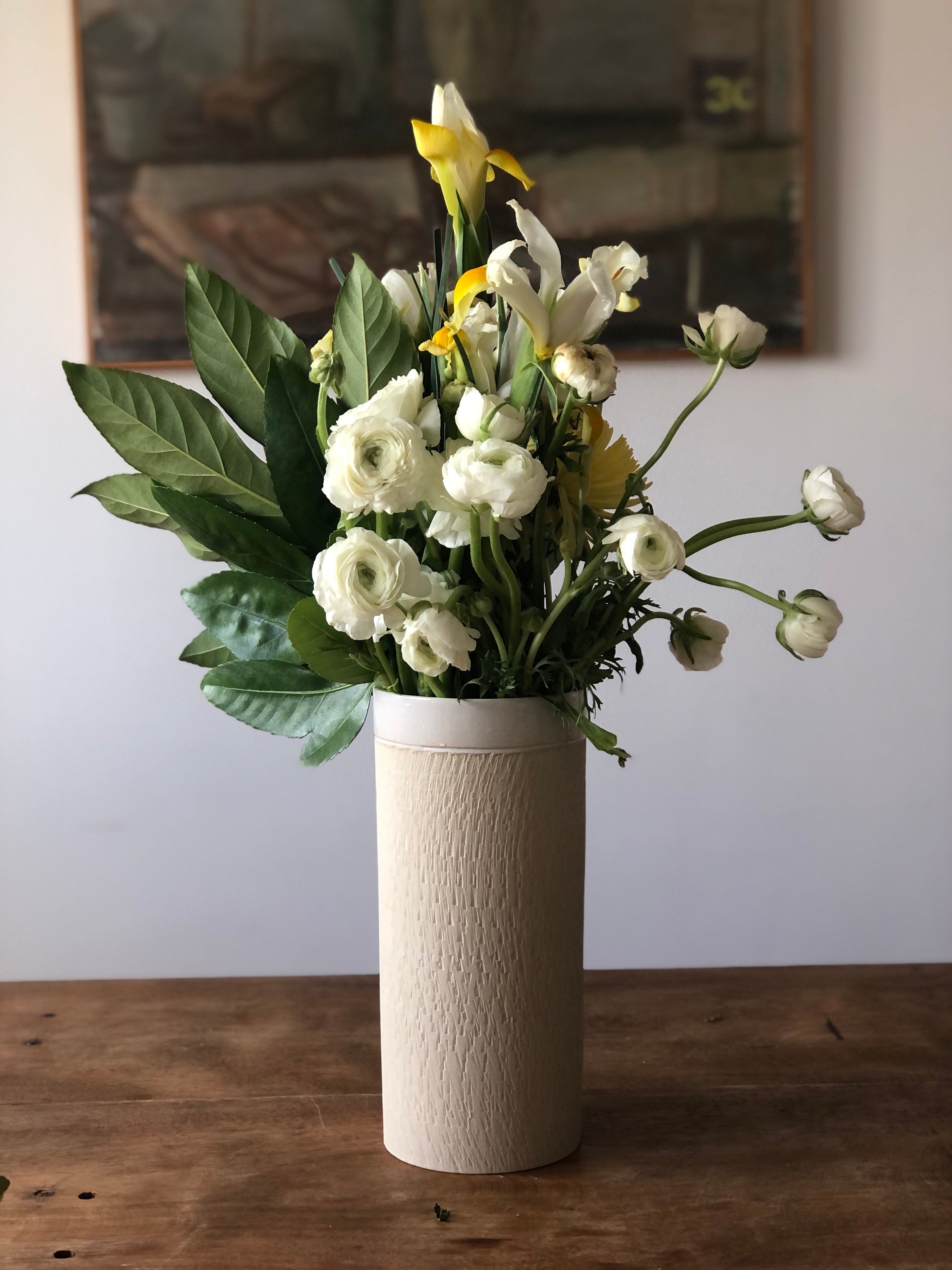 Stoneware Cylinder vase